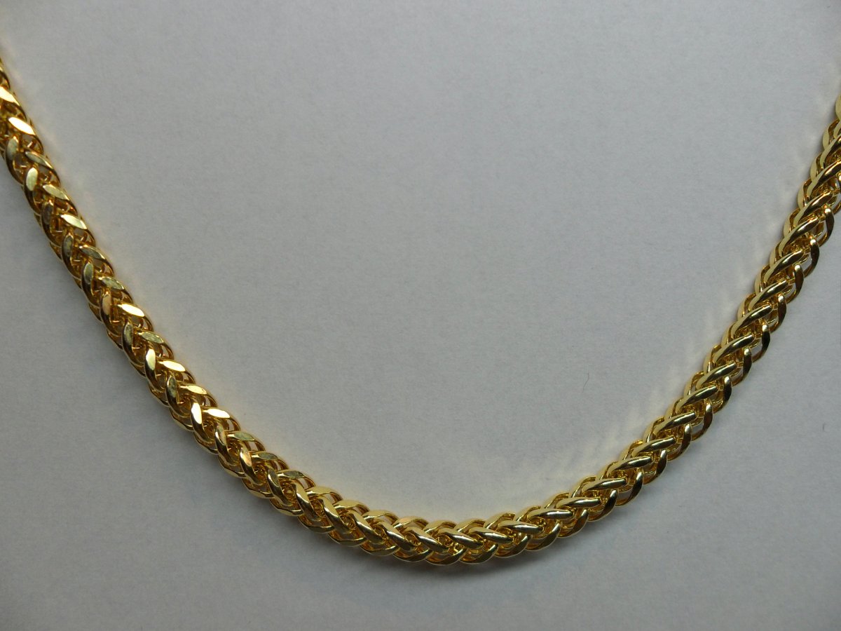 Franco Necklace Yellow Gold